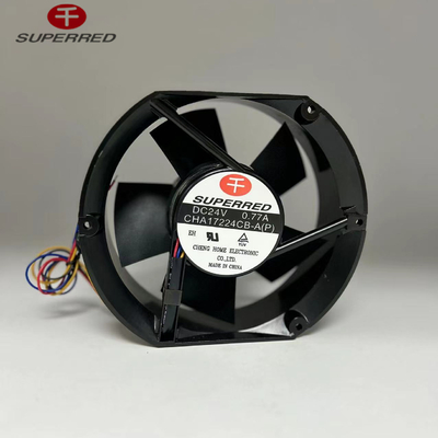 ปรับปรุง 2.4W DC Cooling Fan พลาสติก PBT 94V0 Frame CPU DC Fan