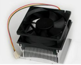 ประสิทธิภาพสูงและน่าเชื่อถือ 12V DC CPU Fan พลาสติก PBT 94V0 Frame